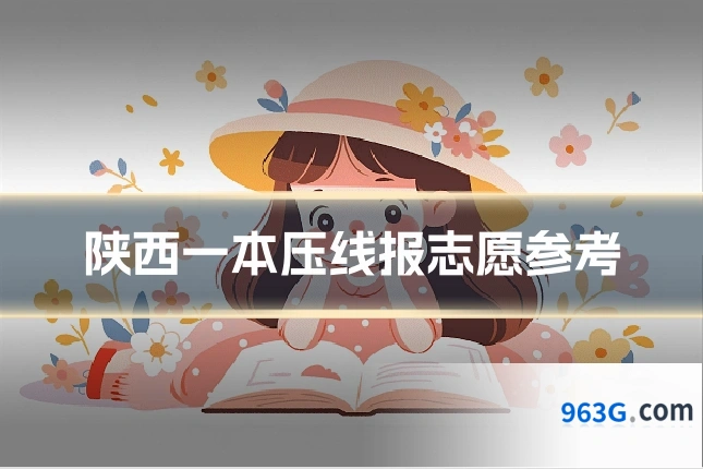 陕西一本压线报志愿参考