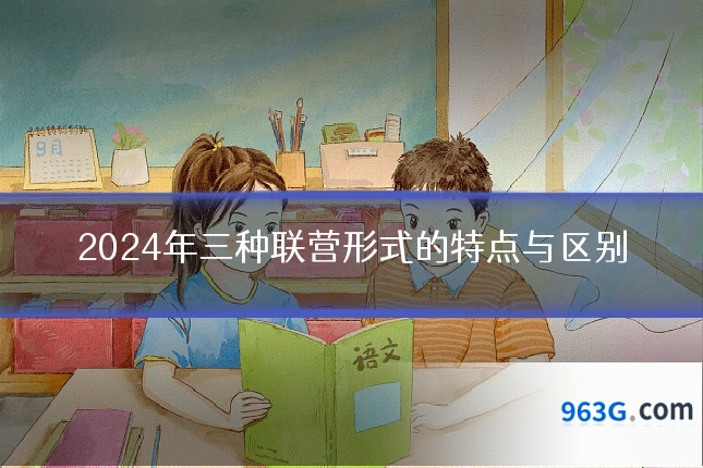 2024年三种联营形式的特点与区别