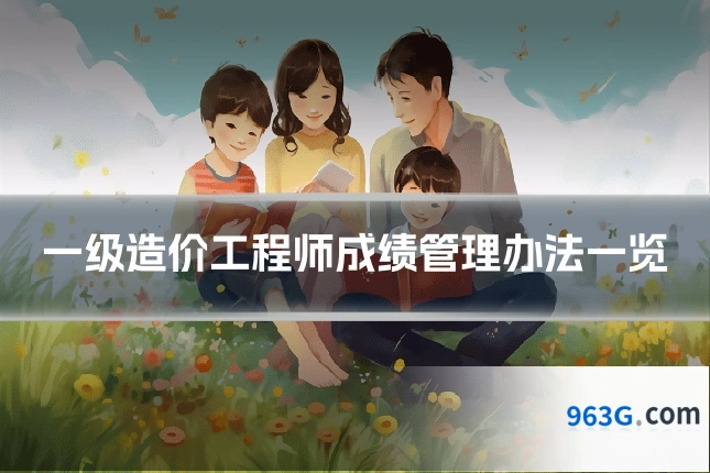一级造价工程师成绩管理办法一览