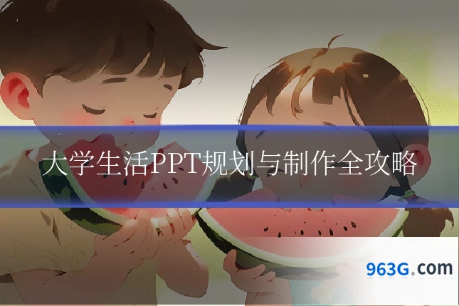 大学生活PPT规划与制作全攻略