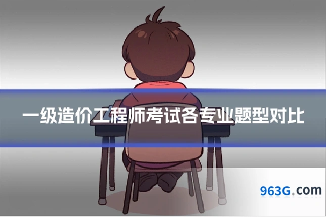 一级造价工程师考试各专业题型对比