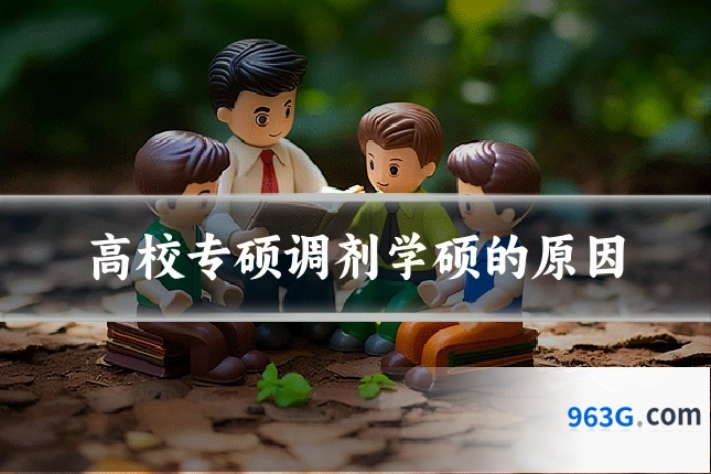 高校专硕调剂学硕的原因