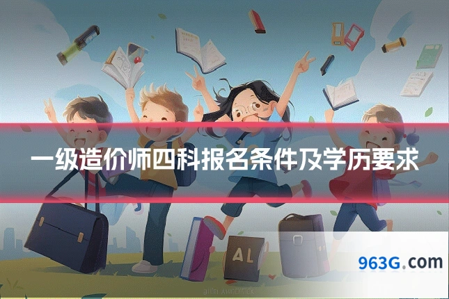 一级造价师四科报名条件及学历要求