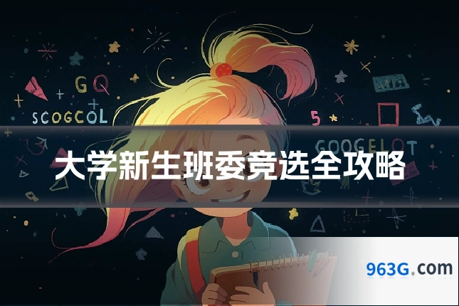大学新生班委竞选全攻略