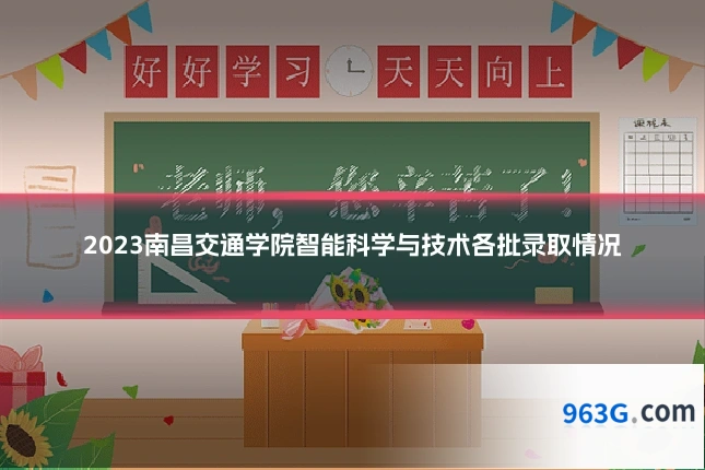 2023南昌交通学院智能科学与技术各批录取情况