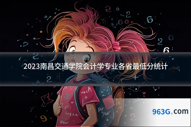 2023南昌交通学院会计学专业各省最低分统计