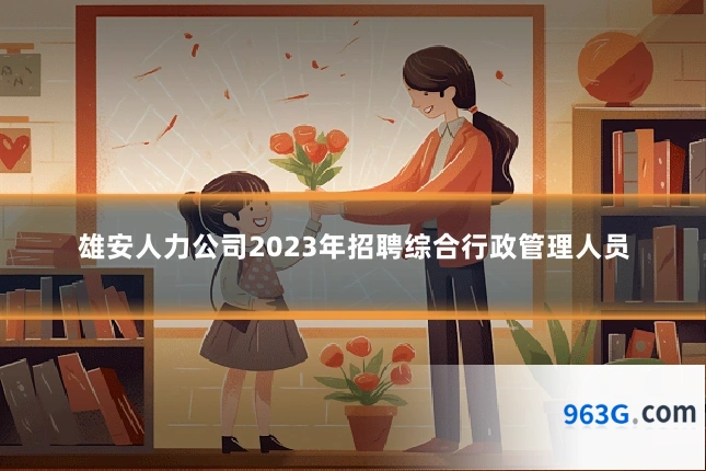 雄安人力公司2023年招聘综合行政管理人员