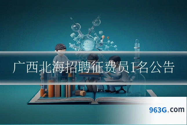 广西北海招聘征费员1名公告