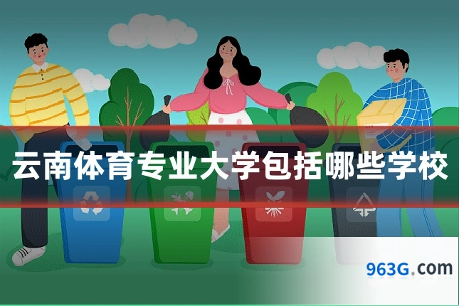 云南体育专业大学包括哪些学校