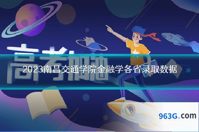 2023南昌交通学院金融学各省录取数据