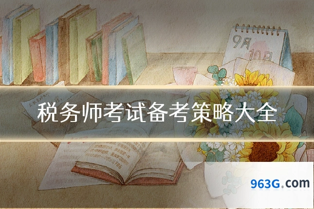 税务师考试备考策略大全