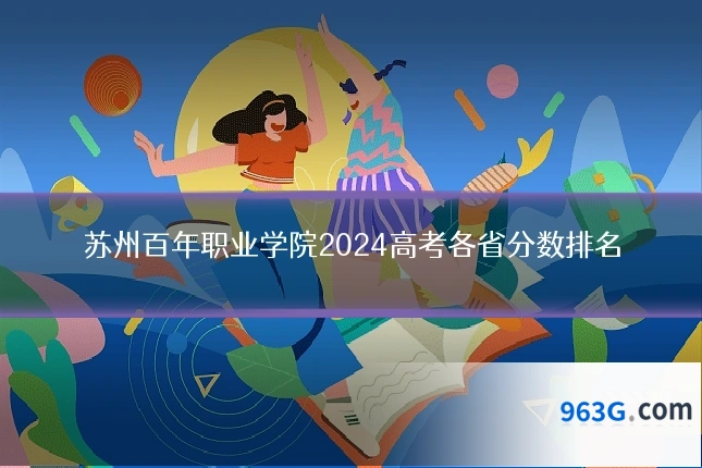苏州百年职业学院2024高考各省分数排名
