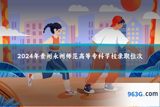 2024年贵州永州师范高等专科学校录取位次