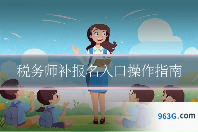税务师补报名入口操作指南