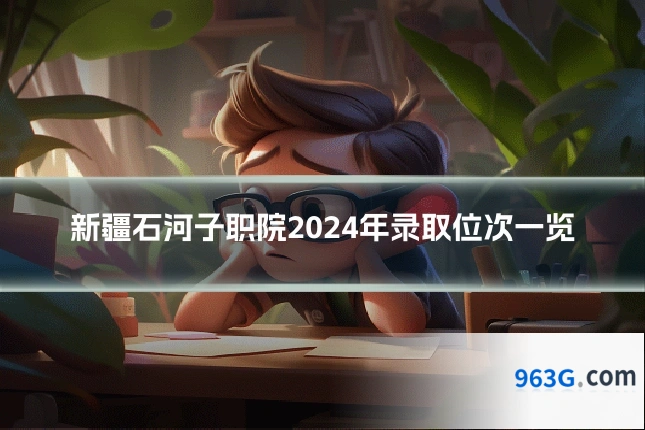 新疆石河子职院2024年录取位次一览