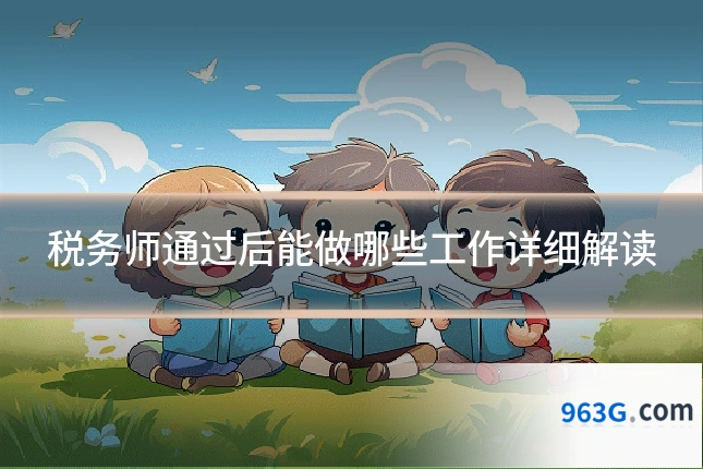 税务师通过后能做哪些工作详细解读