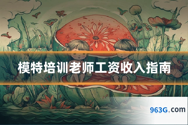 模特培训老师工资收入指南