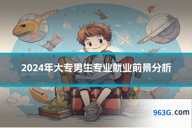 2024年大专男生专业就业前景分析