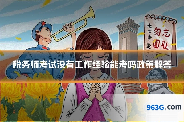 税务师考试没有工作经验能考吗政策解答