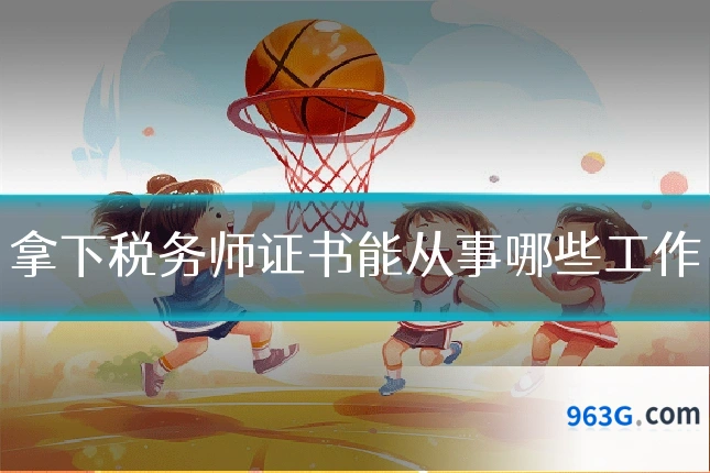 拿下税务师证书能从事哪些工作