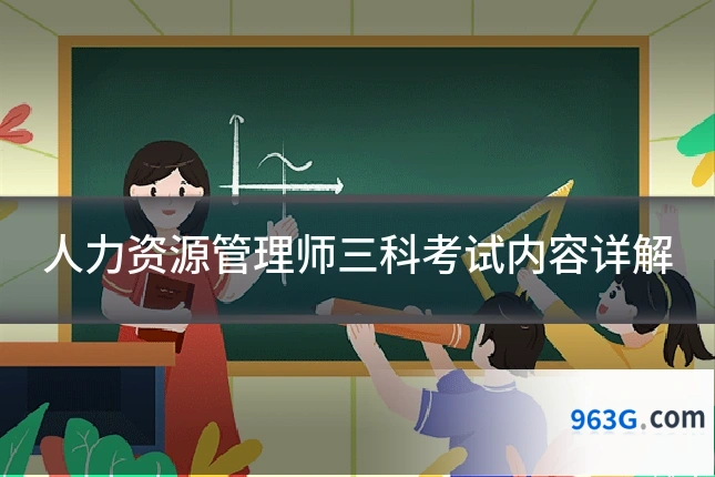 人力资源管理师三科考试内容详解