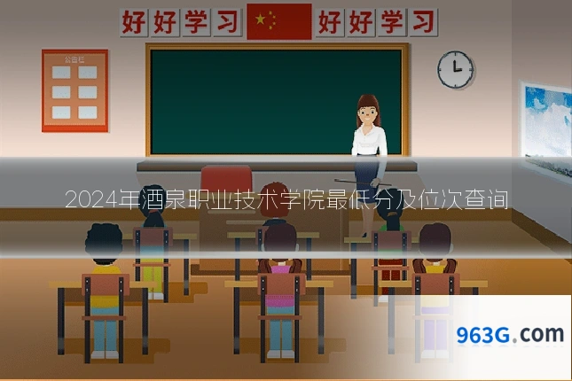 2024年酒泉职业技术学院最低分及位次查询