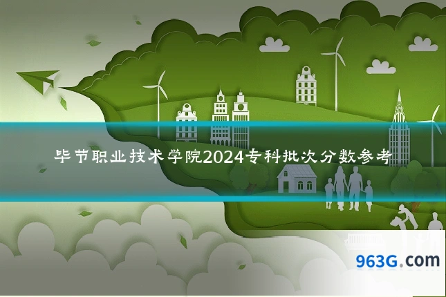 毕节职业技术学院2024专科批次分数参考