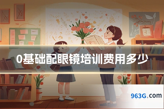 0基础配眼镜培训费用多少