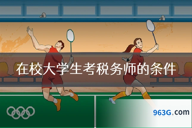 在校大学生考税务师的条件
