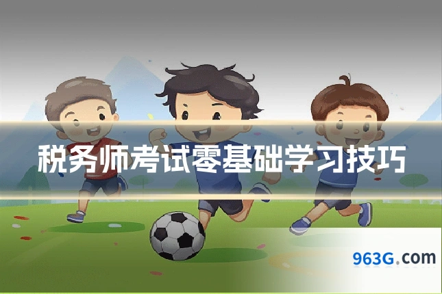 税务师考试零基础学习技巧