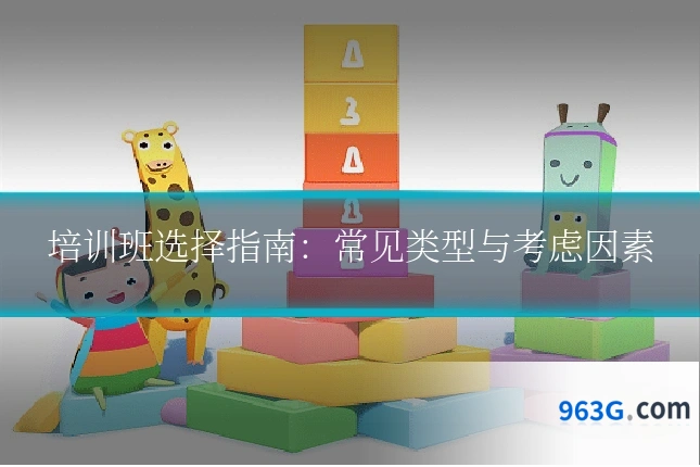 培训班选择指南:常见类型与考虑因素
