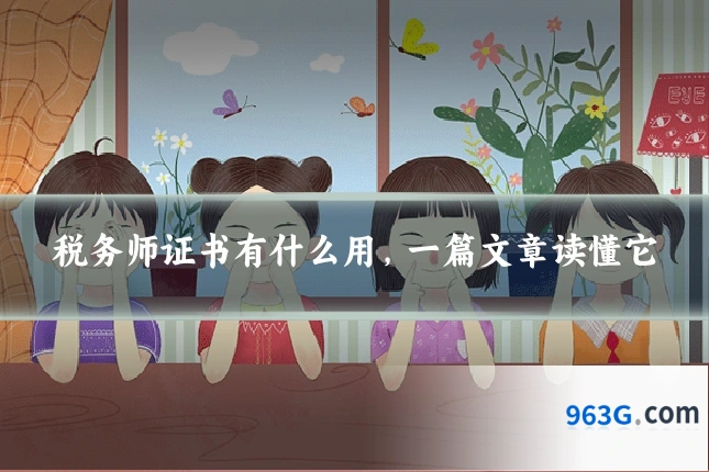 税务师证书有什么用,一篇文章读懂它