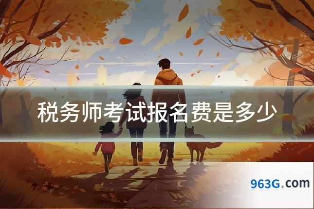 税务师考试报名费是多少