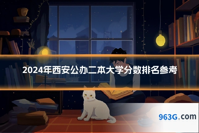 2024年西安公办二本大学分数排名参考
