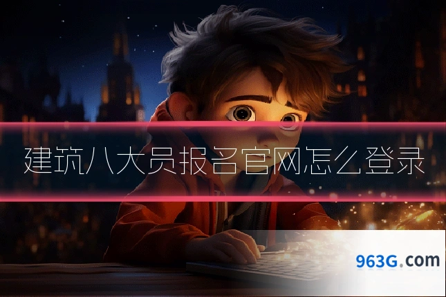 建筑八大员报名官网怎么登录