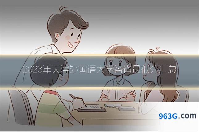2023年天津外国语大学各省最低分汇总