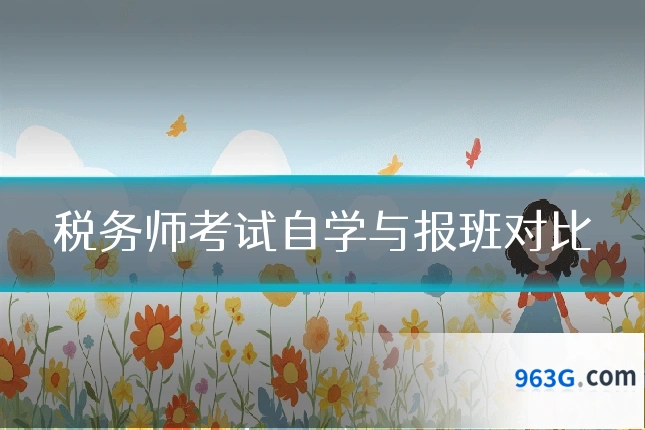 税务师考试自学与报班对比