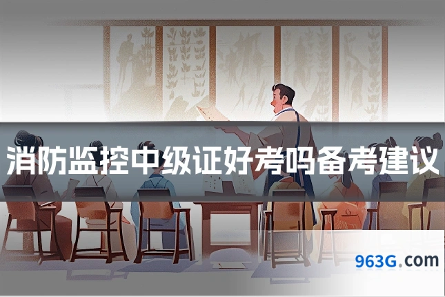 消防监控中级证好考吗备考建议