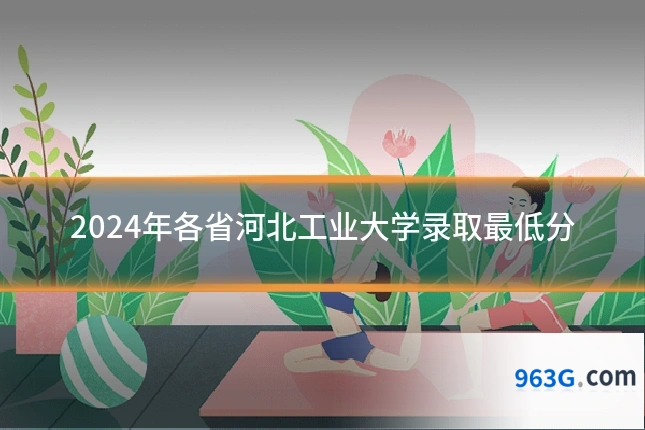 2024年各省河北工业大学录取最低分
