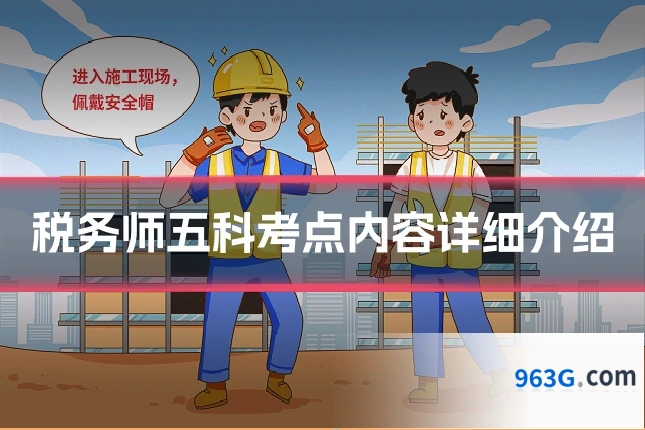 税务师五科考点内容详细介绍