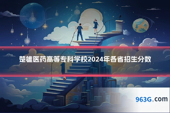 楚雄医药高等专科学校2024年各省招生分数