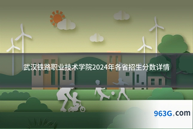 武汉铁路职业技术学院2024年各省招生分数详情
