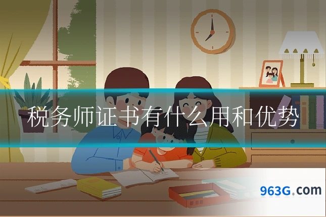 税务师证书有什么用和优势