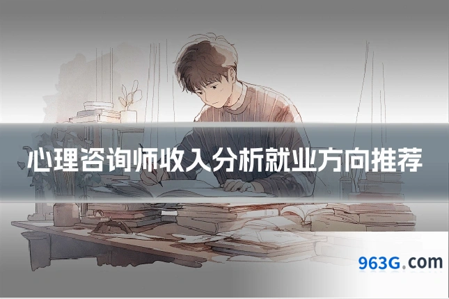 心理咨询师收入分析就业方向推荐