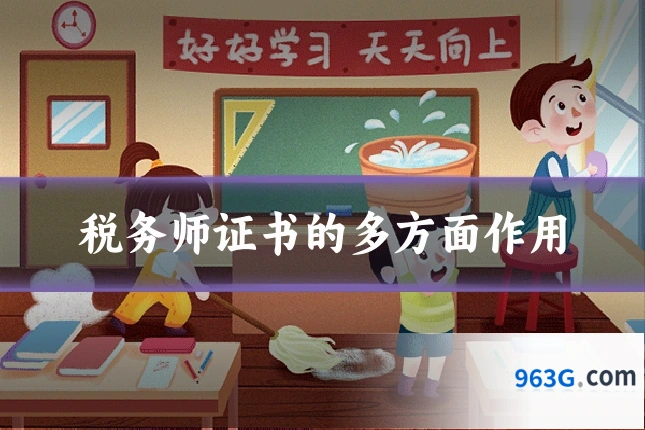 税务师证书的多方面作用