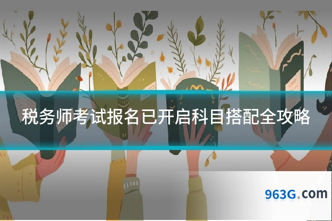 税务师考试报名已开启科目搭配全攻略
