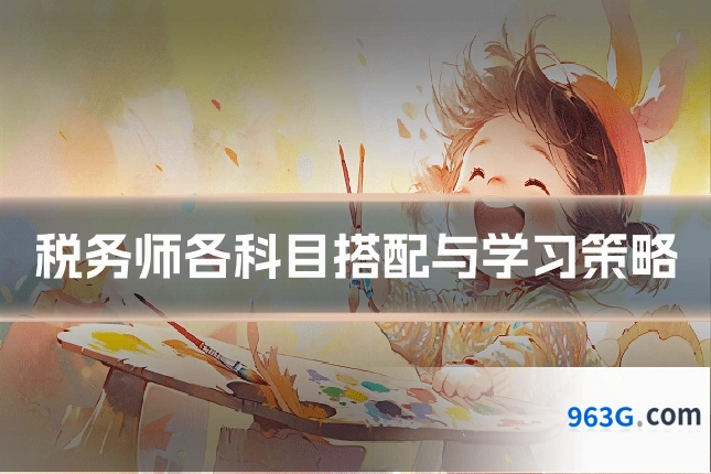 税务师各科目搭配与学习策略