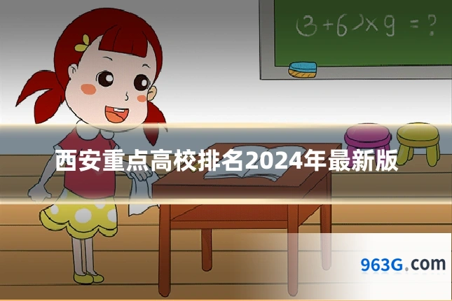 西安重点高校排名2024年最新版