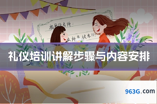 礼仪培训讲解步骤与内容安排