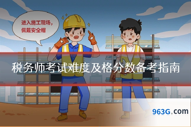 税务师考试难度及格分数备考指南